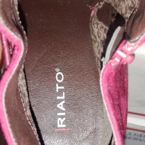 RIALTO Womens Cairo Fabric Closed Toe Ankle Fashion Suede Boots, Size 10M - Picture 7 of 12